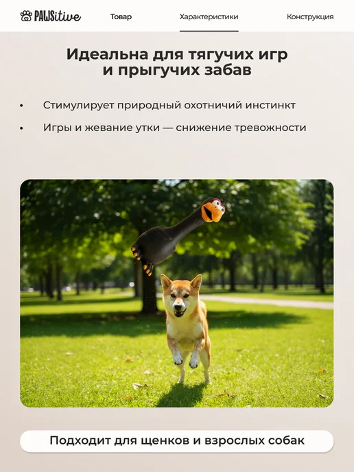 PAWSitive Игрушка для собак резиновая, черный, фото 2