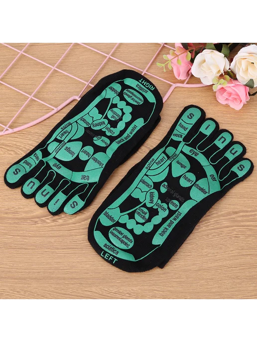 Теплые носки для массажа Five Fingers, многоразовые, дышащие, вариант, фото 3