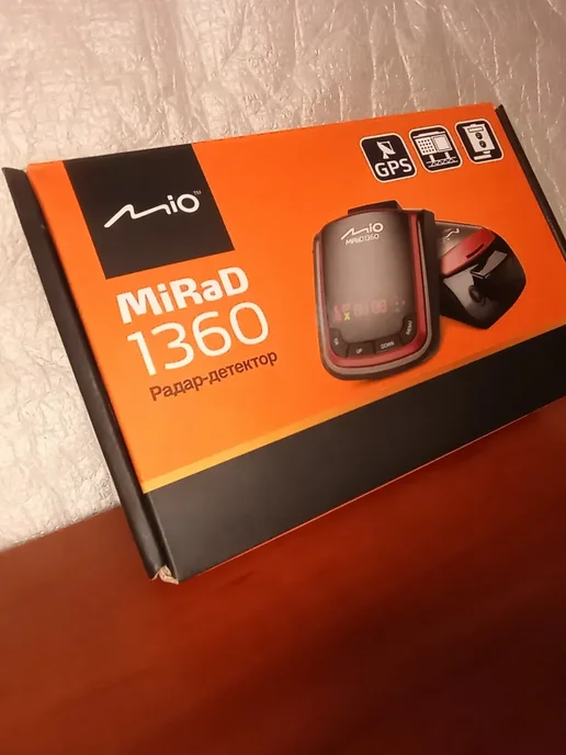 Радар детектор Mirad 1360 gps, черный