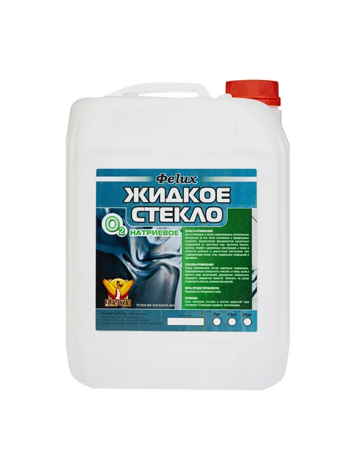 Жидкое стекло натриевое Фелюкс 1.3 кг, 1,3 кг, фото 2