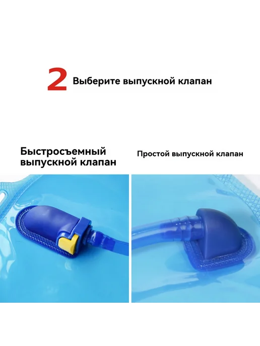Водяной мешок Синий 1,5 л, 1,5 л, фото 2