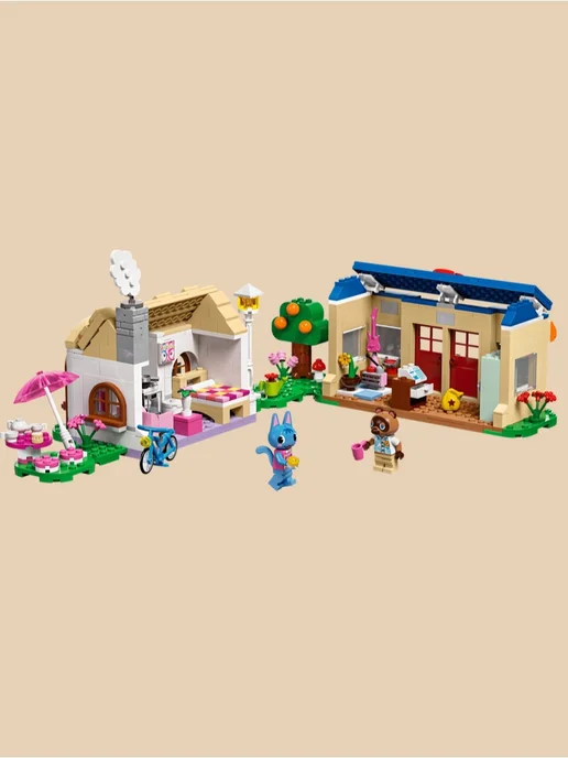 LEGO 77050 Animal Crossing Ущелье Нука и дом Рози, голубой, фото 3