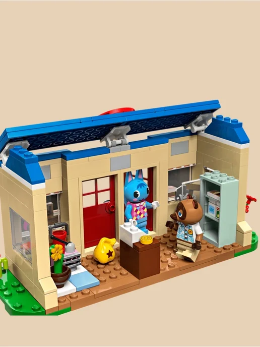LEGO 77050 Animal Crossing Ущелье Нука и дом Рози, голубой, фото 6