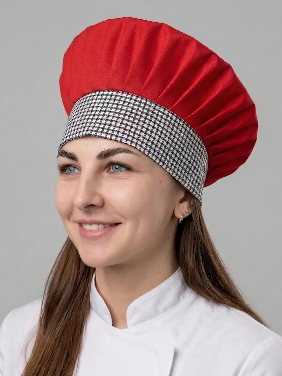 Колпак поварской на фиксаторе