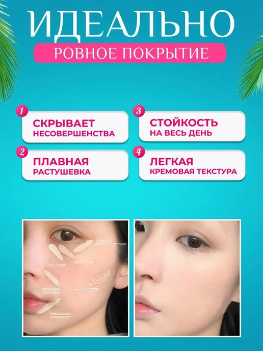 SHEGLAM Консилер для лица палетка корректоров, зеленый, фото 3