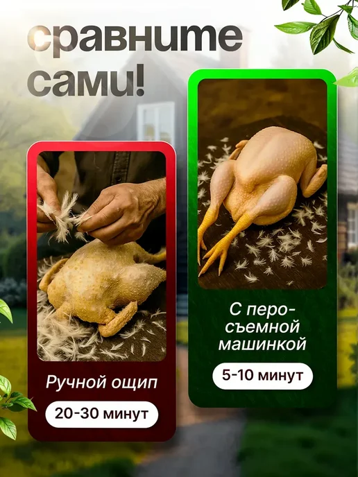Перосъёмная машина щипцы для удаления перьев, черный, фото 3