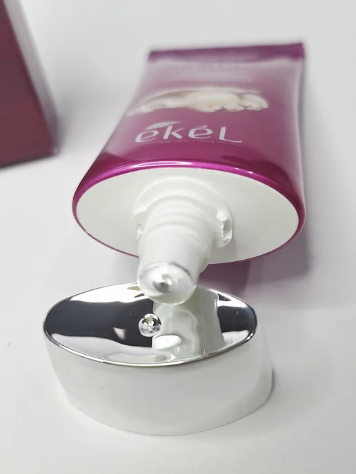 EKEL BB крем тональный с жемчугом и SPF 50+ PA+++ антивозрастной, красный, фото 5