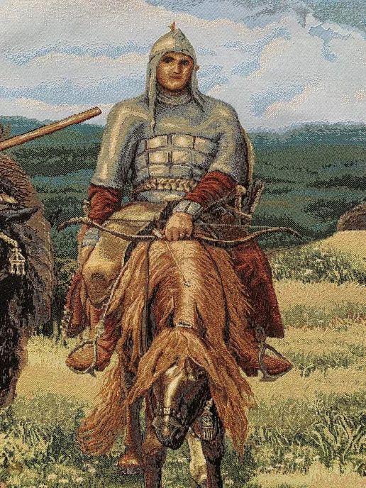 Гобеленыч Панно гобеленовое"Три богатыря" В. М. Васнецов 100х70 см, 100x70 см, фото 5