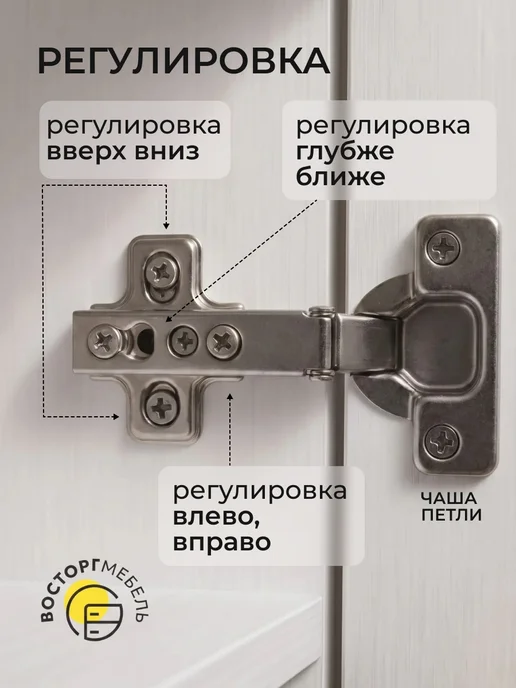 ВосторгМебель Шкаф в ванную напольный над стиральной машиной с полками, белый, фото 7