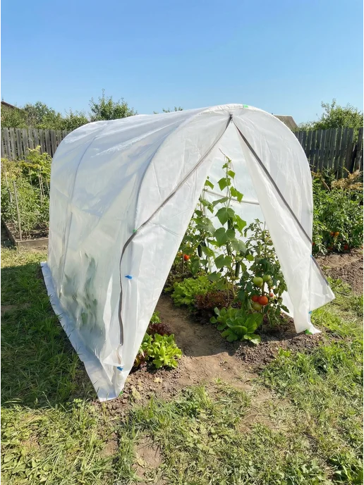 Elberon Теплица со стальным каркасом 3х1,5х1,5 м, спанбонд, парник, 3x1.5x1.5 м, фото 3