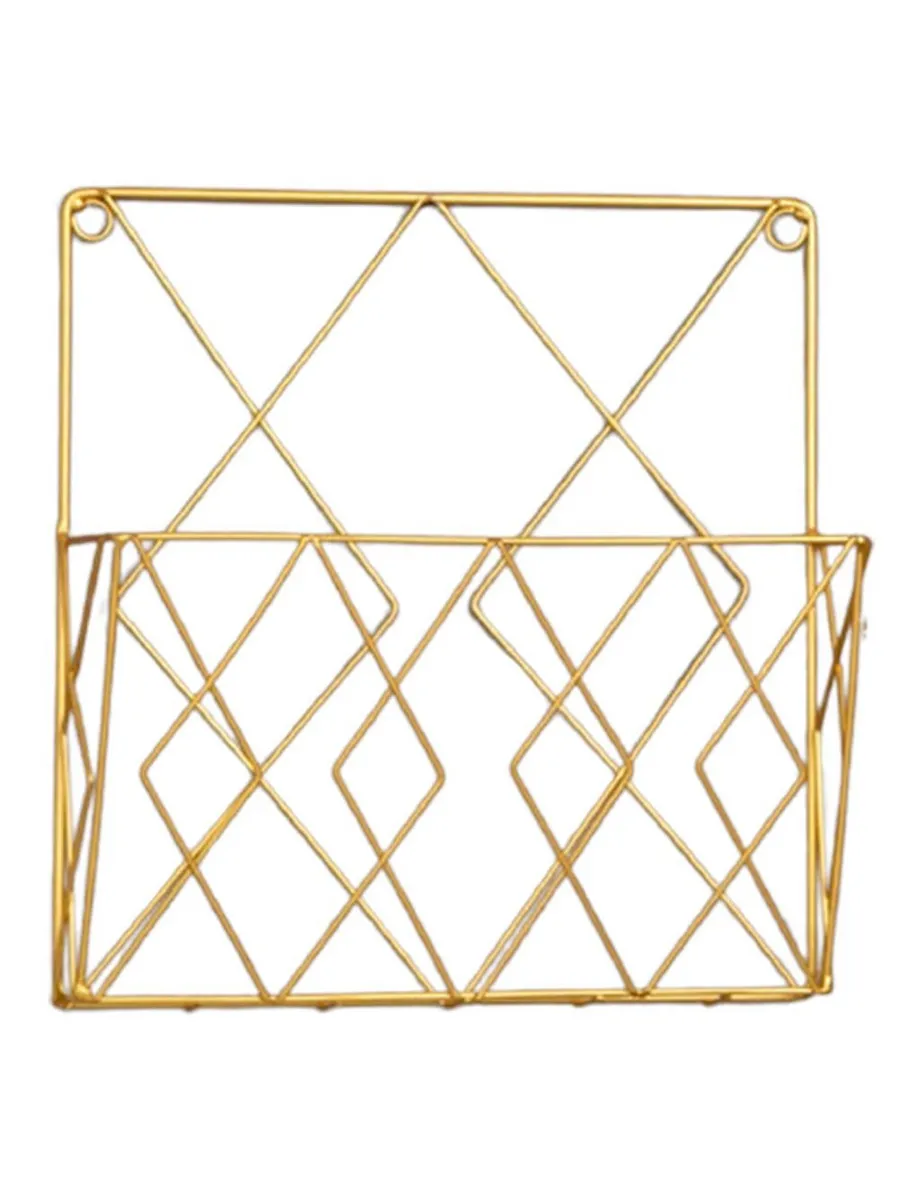 Настенная газетница из железа, 26x25x7 см