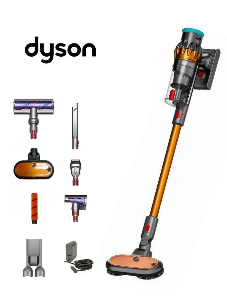 Пылесос вертикальный беспроводной Dyson V15s Detect Absolute