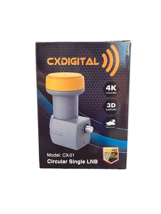 Спутниковый конвертер CXDIGITAL CX-01 (на 1 выход, круговой), оранжевый