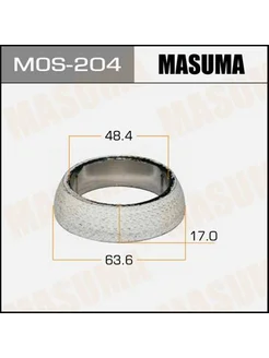 MASUMA Кольцо глушителя 48.4x63.6 MOS-204