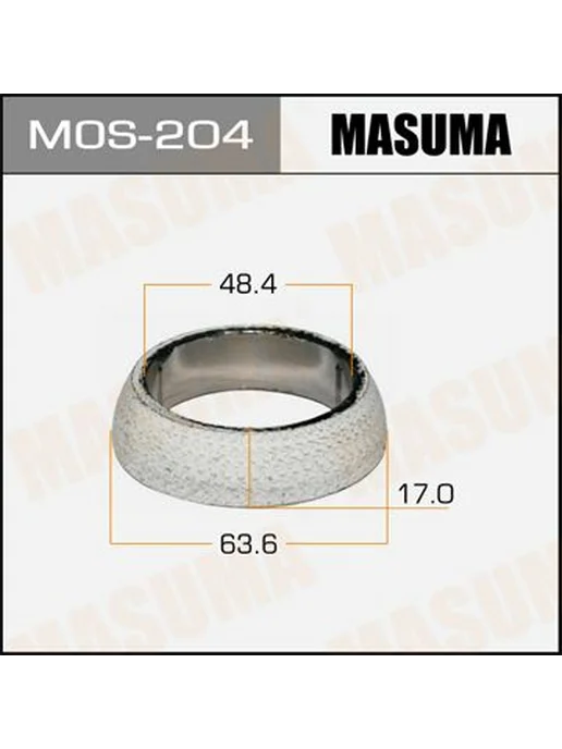 MASUMA Кольцо глушителя 48.4x63.6 MOS-204, 48.4x63.6