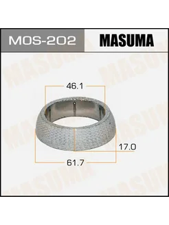 MASUMA Кольцо глушителя 46.1x61.7 MOS-202