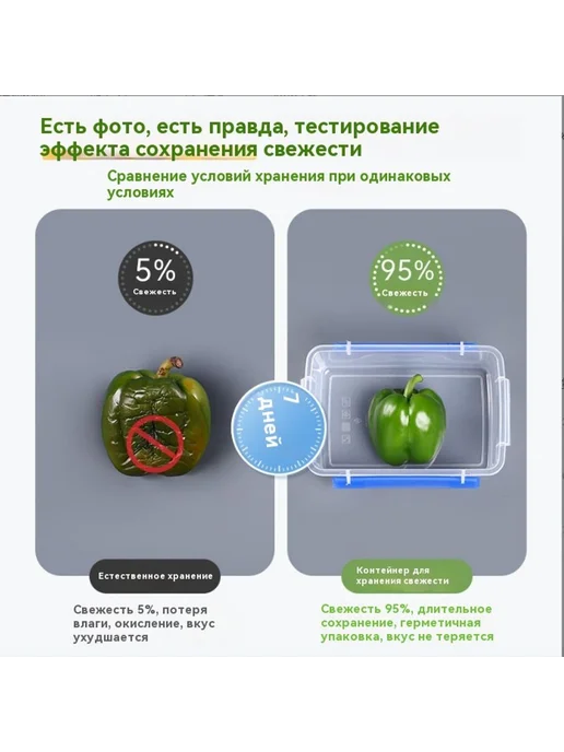 Коробка для хранения свежих продуктов 10L, 10 л, фото 7
