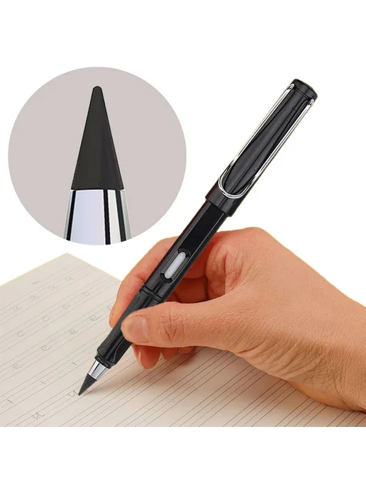 10 шт. eternal pencil No Ink для рисования, черный, 10 шт, фото 2