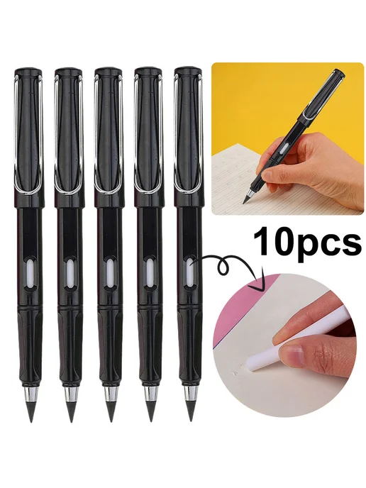 10 шт. eternal pencil No Ink для рисования, черный, 10 шт, фото 3
