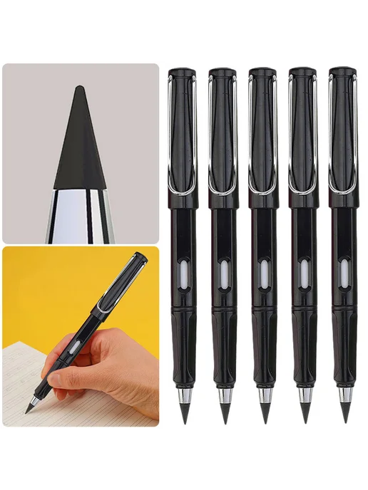 10 шт. eternal pencil No Ink для рисования, черный, 10 шт, фото 4