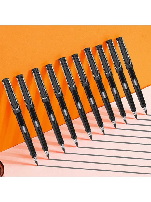 10 шт. eternal pencil No Ink для рисования, черный, 10 шт, фото 5