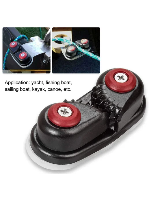 Алюминиевые зажимы для троса Fairlead 2 шт для Canoe, 2 шт, фото 2