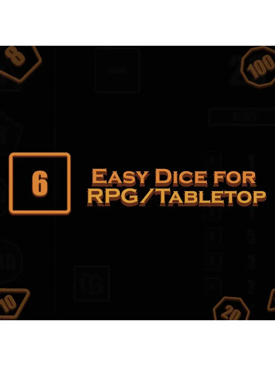 Easy Dice for RPG/Tabletop PS4 & PS5
