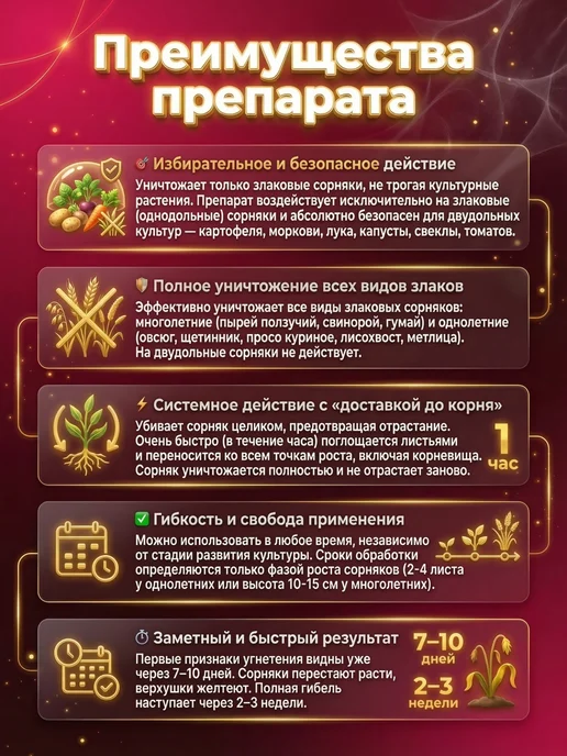 АВГУСТ Миура 12мл от сорняков, 12 мл, фото 2