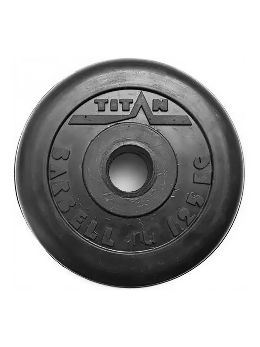 Titan Barbell Диск обрезиненный - 1,25 кг D26, 1,25 кг, фото 3