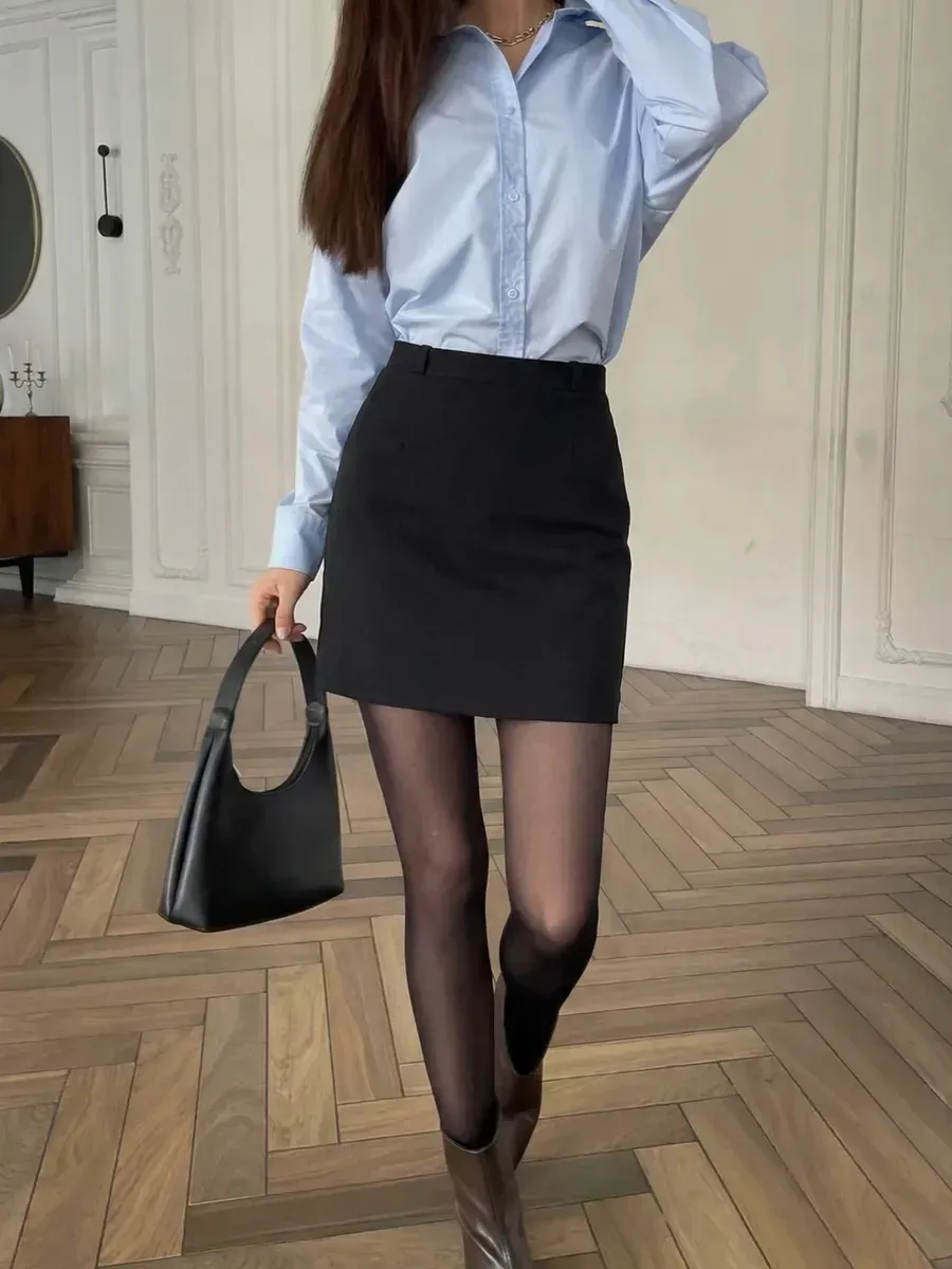 Юбка карандаш мини
