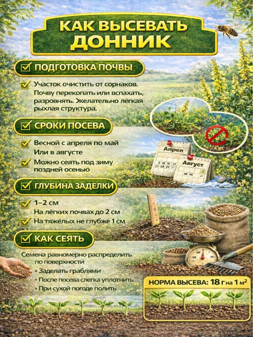 Донник семена медонос сидерат, вариант, фото 3