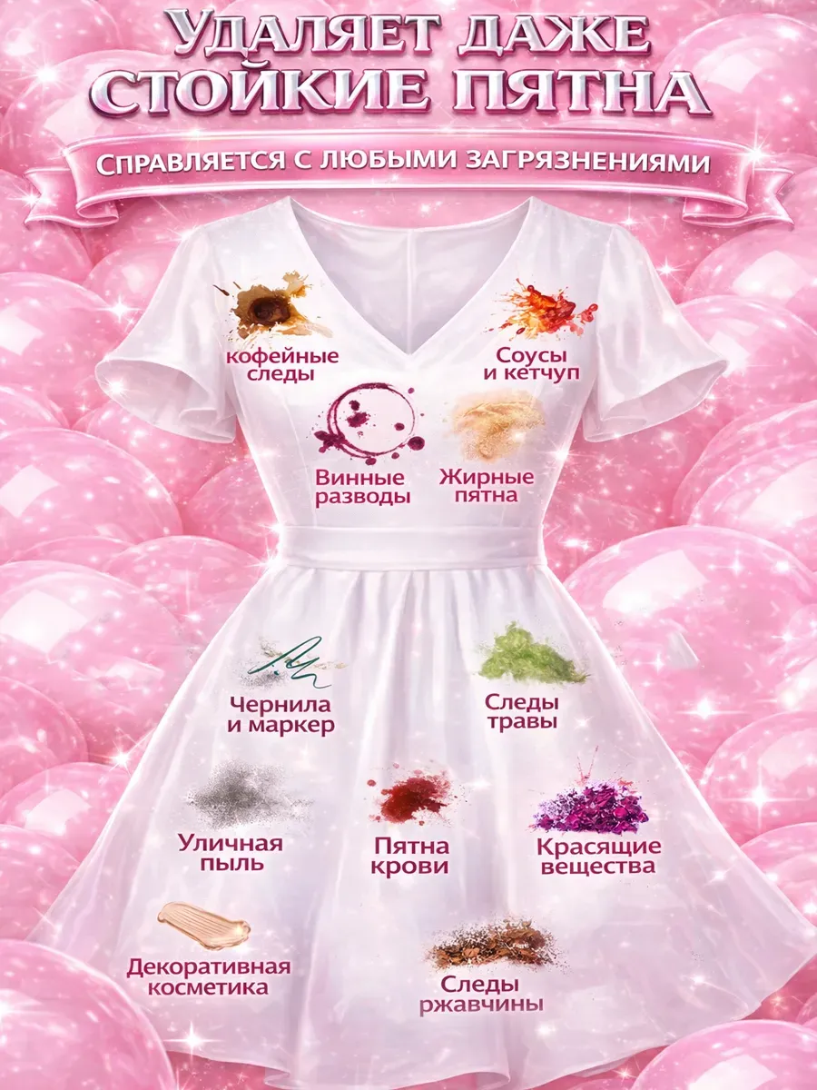 Гель для стирки GLANZ 5л бабл гам фото 4