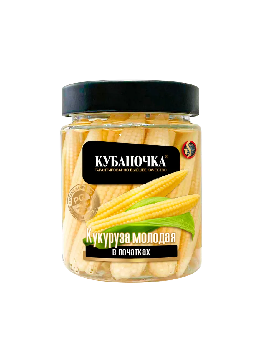 Кукуруза молодая в початках, 260 гр