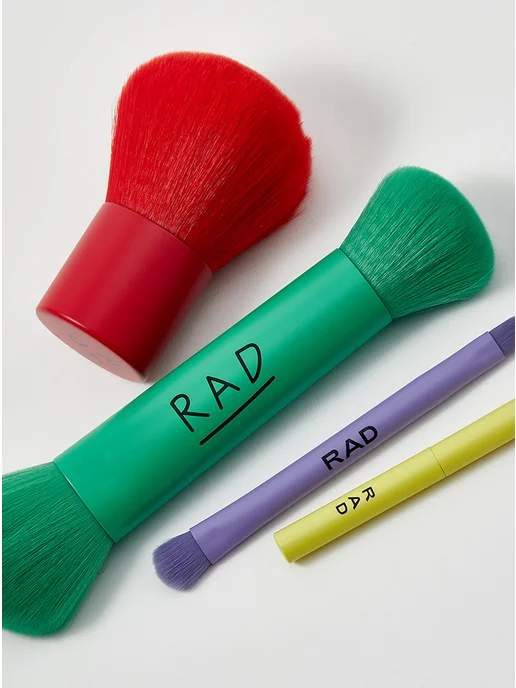 RAD Набор кистей для макияжа Solid crush brush, зеленый, фото 2