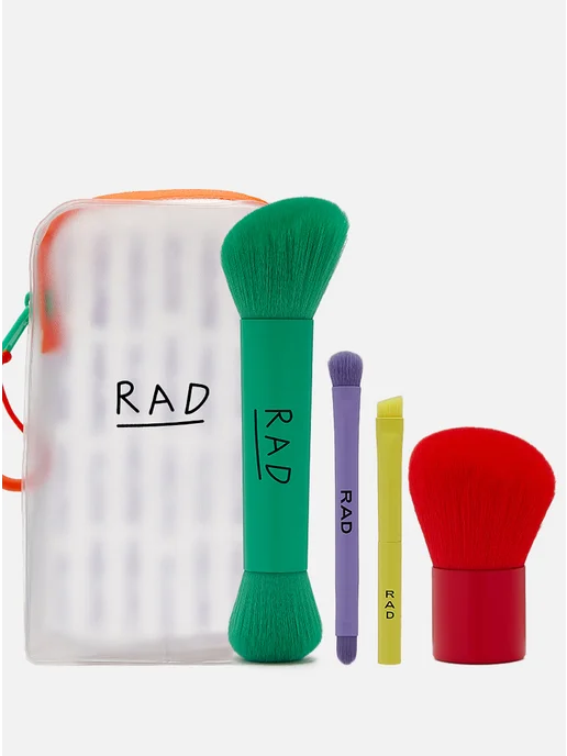 RAD Набор кистей для макияжа Solid crush brush, зеленый, фото 5