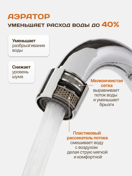 AquaDv faucets Смеситель для раковины в ванну, серый, фото 3