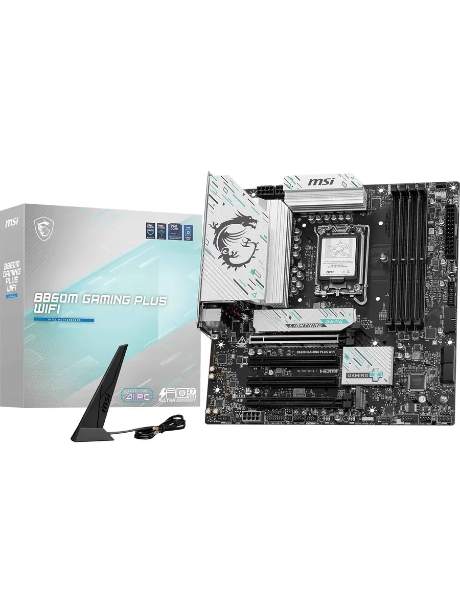 Материнская плата B860M GAMING PLUS Wi-Fi, LGA1851 MSI 859612514 купить в интернет‑магазине Wildberries