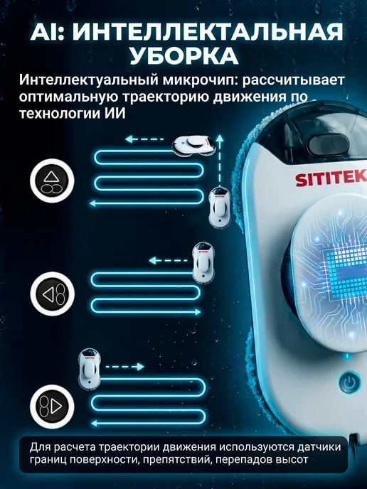 Робот мойщик окон SITITEK WC25, белый, фото 6