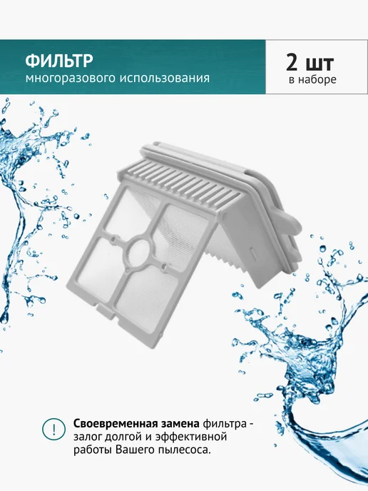 DOCTOR FILTERS HEPA фильтр 2шт. для Roborock F25, 2 шт, фото 2