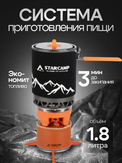 Fire-Maple Система приготовления пищи туристическая походная 1800мл, 1,8 л