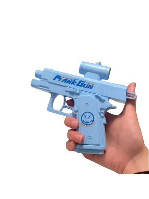 2шт вода Gun для развлечений, двухсторонний, мини, синий, 2 шт, фото 4