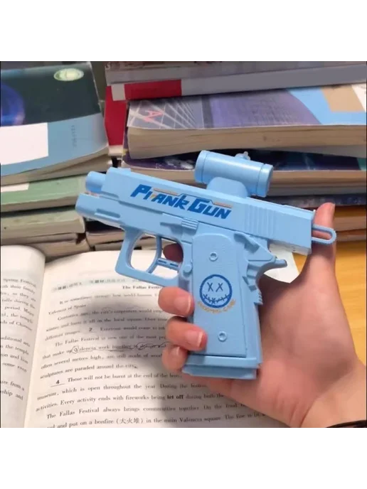 2шт вода Gun для развлечений, двухсторонний, мини, синий, 2 шт, фото 6