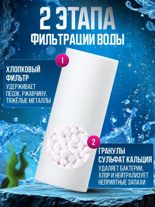 фильтр для душа сменные картриджи 6 шт, 7 шт, фото 2