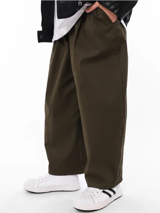Hale Style Брюки широкие джинсовые, зеленый, фото 2