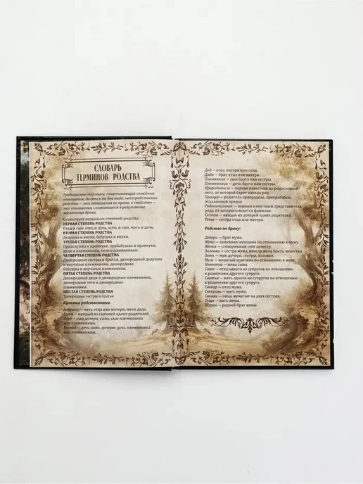 Стильная семейная книга для записи истории, вариант, фото 3
