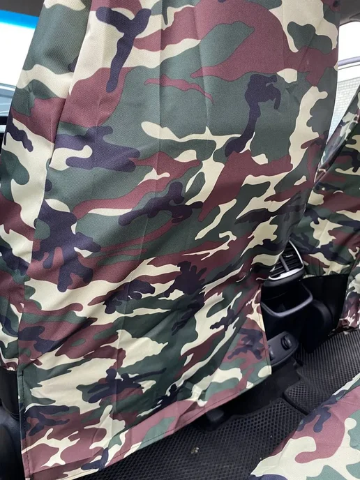 Авточехол защитный на сиденье универсальный, зеленый, фото 3