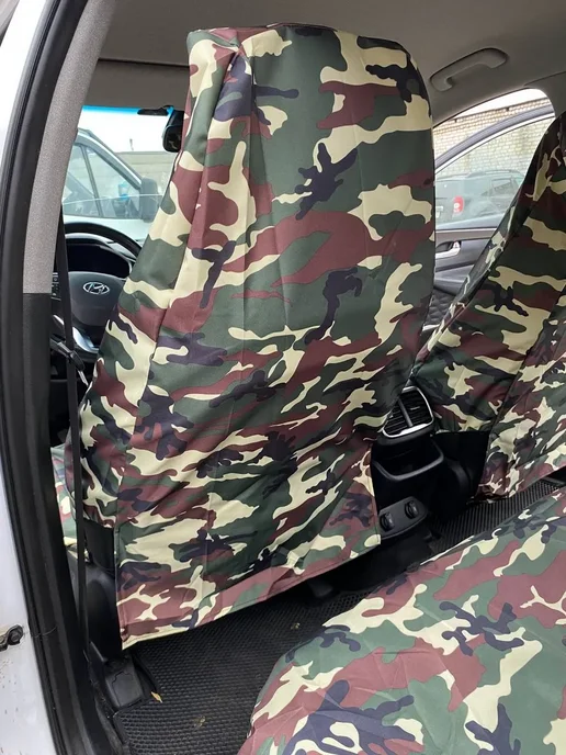 Авточехол защитный на сиденье универсальный, зеленый, фото 4