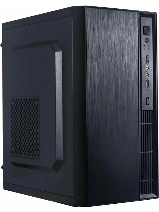 Корпус для ПК ACCORD ACC-241, mATX, Mini Tower, без БП, черный, черный, фото 3