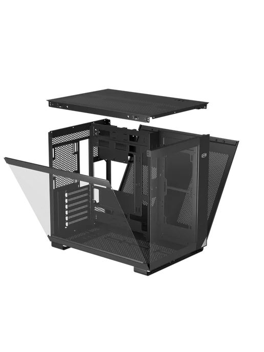 PcCOOLER Корпус для ПК C3 T500 BK ATX закаленное стекло без БП черный, черный, фото 8