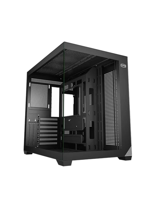 PcCOOLER Корпус для ПК C3 T700 BK ATX закаленное стекло без БП черный, черный, фото 3